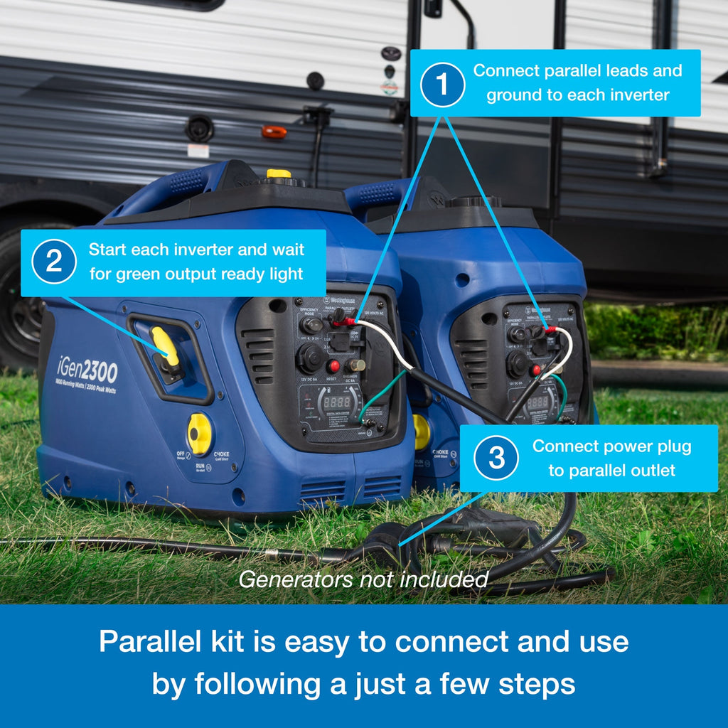 30 Amp Inverter Generator Parallel Cord