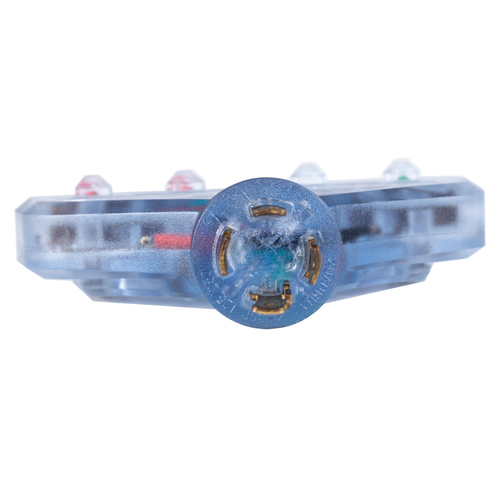 Generator Plug Adapter: 30A 120V L14-30P to (4x) 5-20R