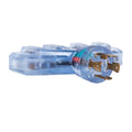 Generator Plug Adapter: 30A 120V L14-30P to (4x) 5-20R