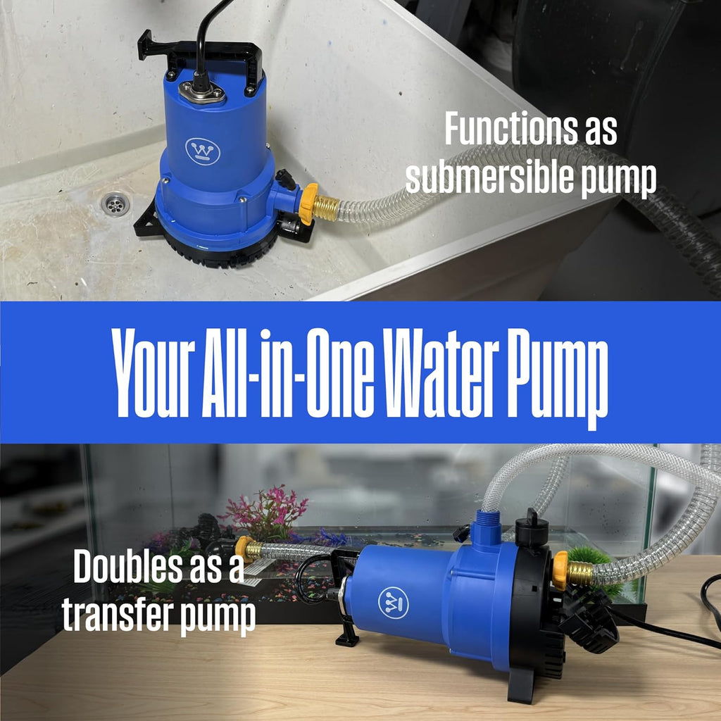 2 in 1 Utility Pump 1/4 HP