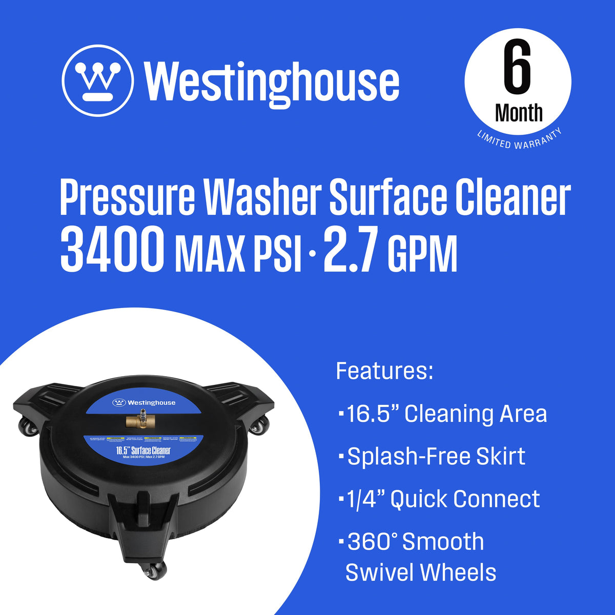 16.5" Plastic Surface Cleaner