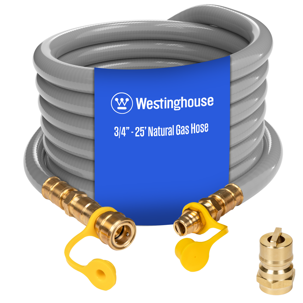 25' Natural Gas Hose: 3/4" Diameter